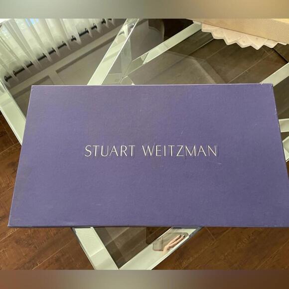 Stuart Weitzman velour over the knee boots - Picture 2 of 4